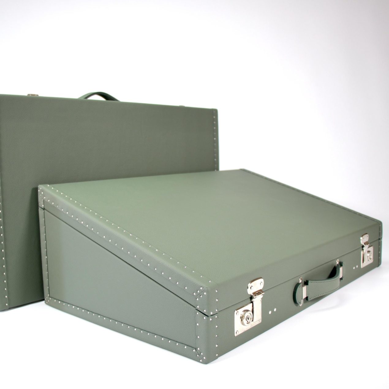 Set of suitcases in leather for Jaguar XK140