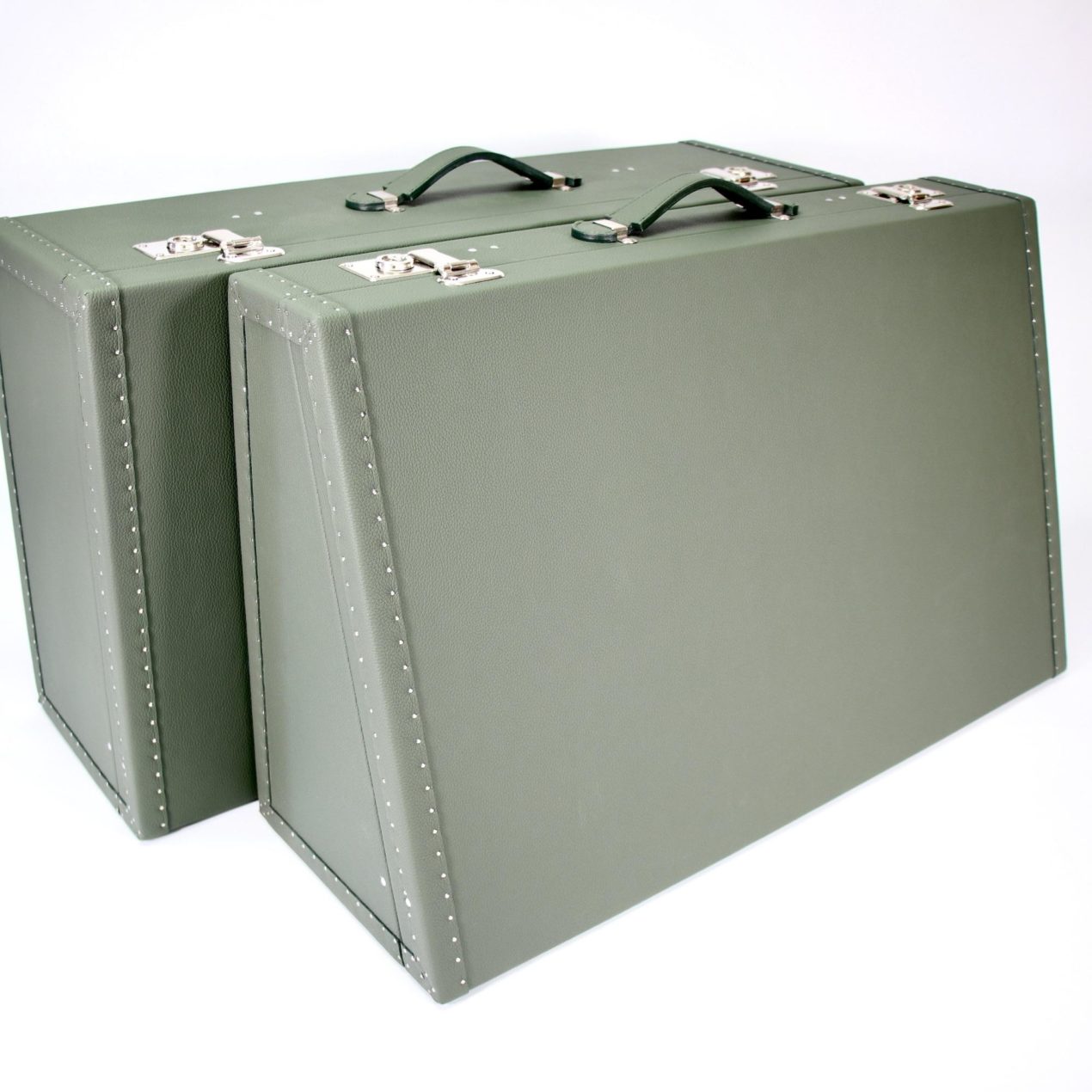 Set of suitcases in leather for Jaguar XK140