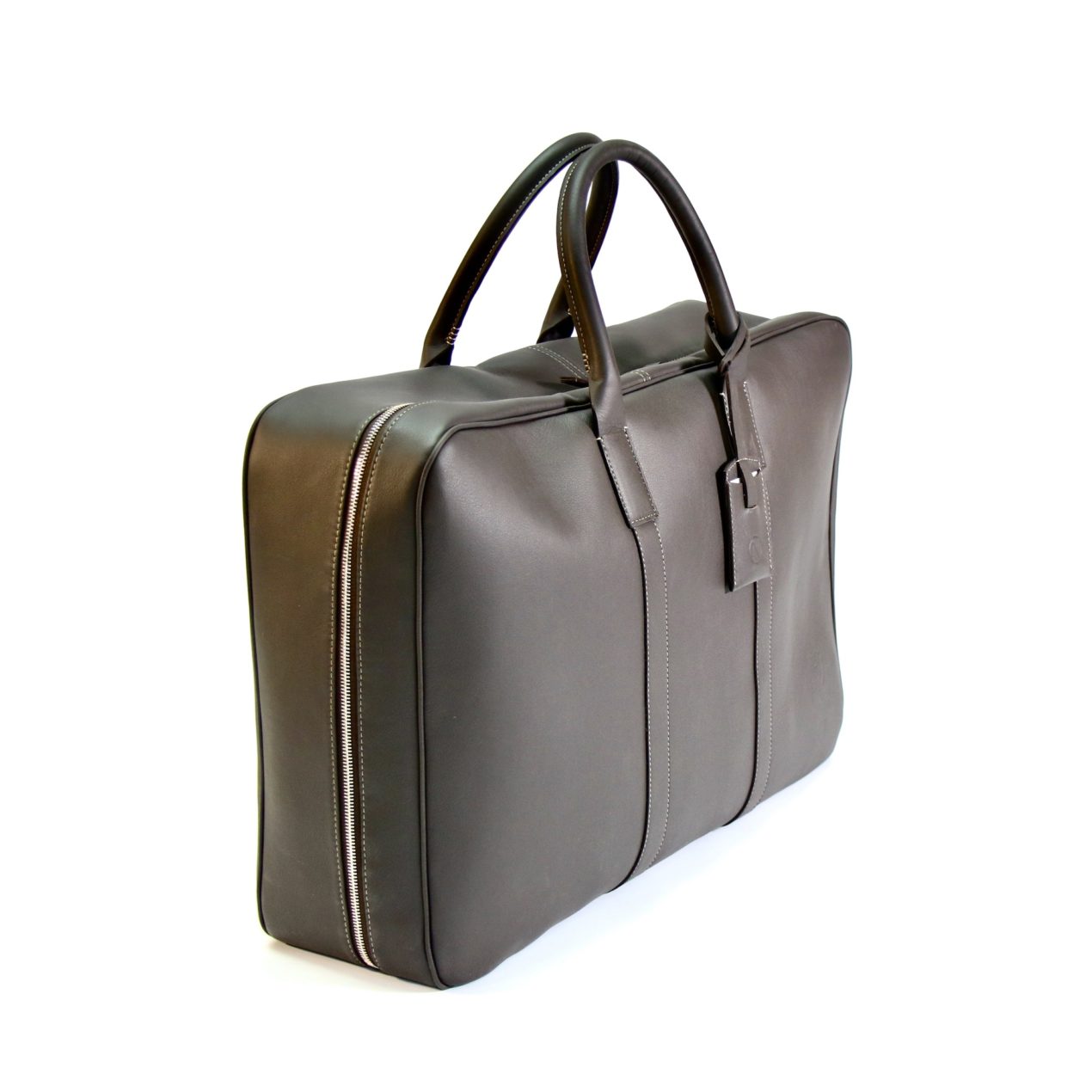 812 GTS luggage Poltrona Frau leather Ardesia SC29 Schedoni