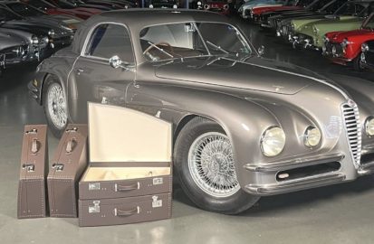 Alfa Romeo 6C 2500 Super sport Luggage rear seats space 4 suitcases in Leather Warehouse
