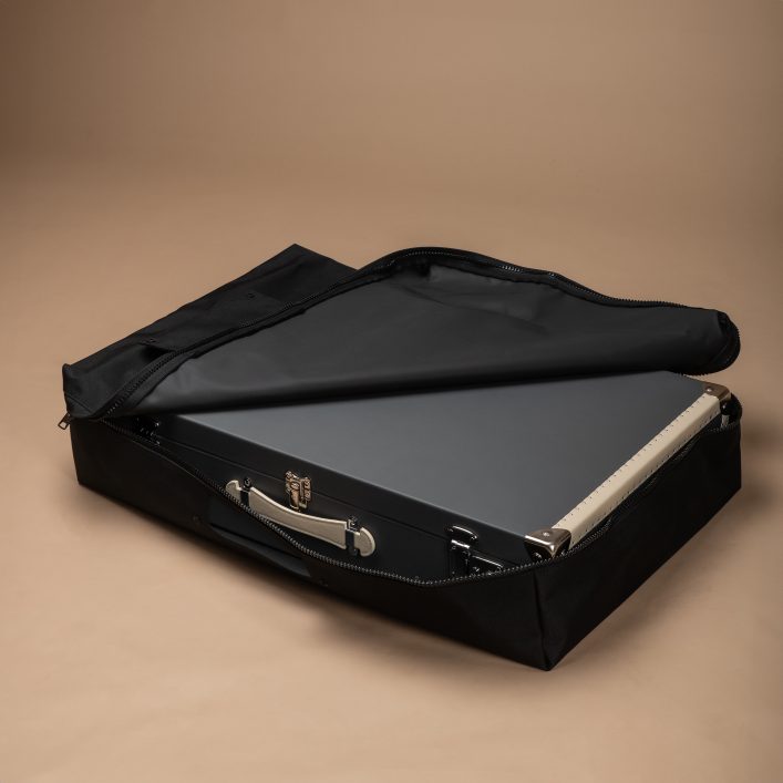 Waterproof protective cover designed for Morgan luggage set, protecting exterior trunk suitcases from rain and dust